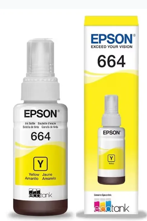 EPSON, 664 Yellow Ink Bottle C13T66444A
