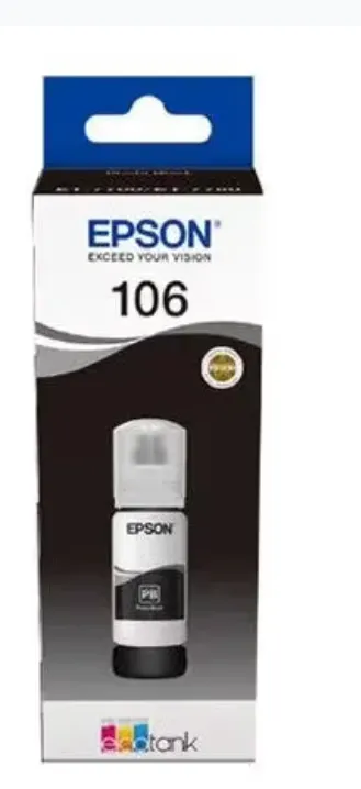 EPSON, 106 Photo Black Ink Bottle C13T00R140