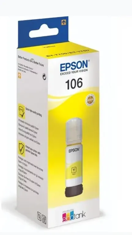 EPSON, 106 Yellow Ink Bottle C13T00R440