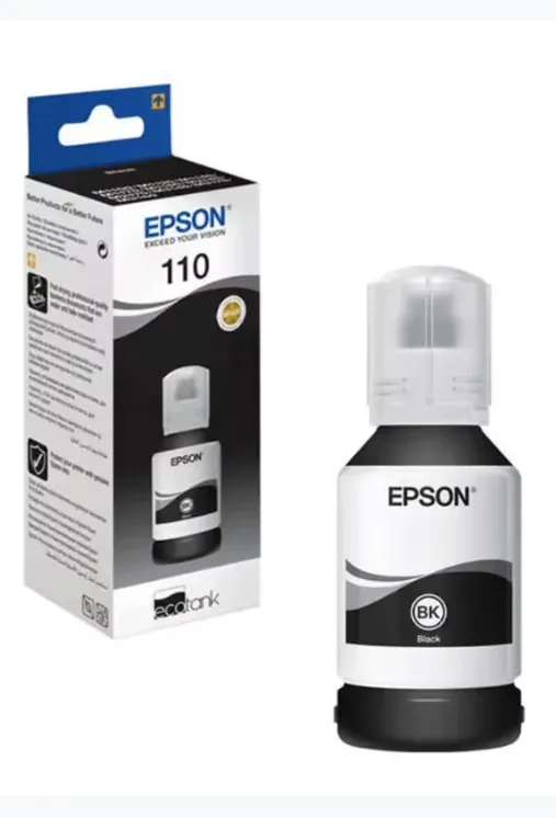 EPSON, 110 Pigment black Ink Bottle C13T03P14A