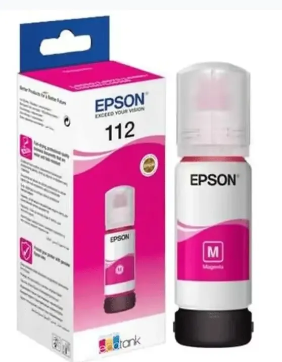 EPSON, 112 Pigment Magenta Ink Bottle C13T06C34A