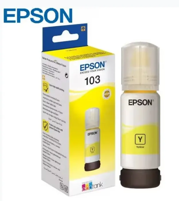 EPSON, 103 Yellow Ink Bottle C13T00S44A