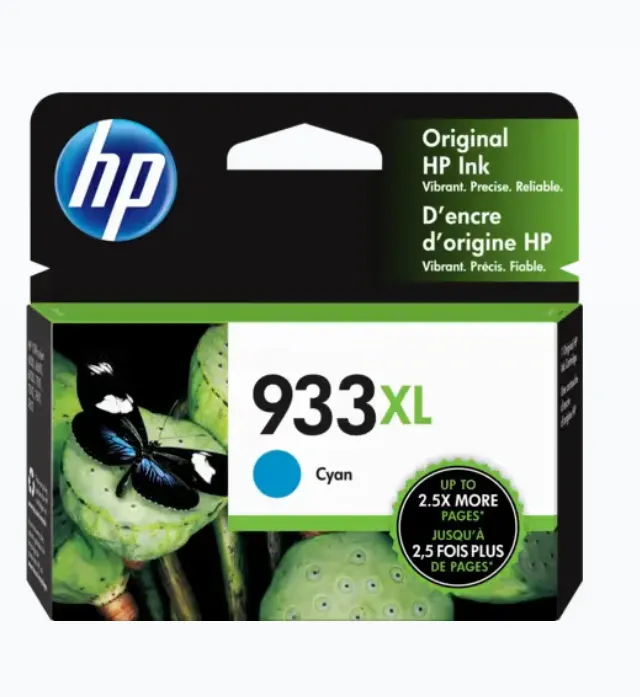 HP 933XL Ink Cartridge, Cyan CN054AE (High Yield)