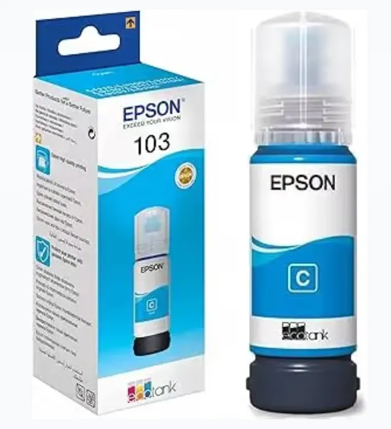 EPSON, 103 cyan Ink Bottle C13T00S24A