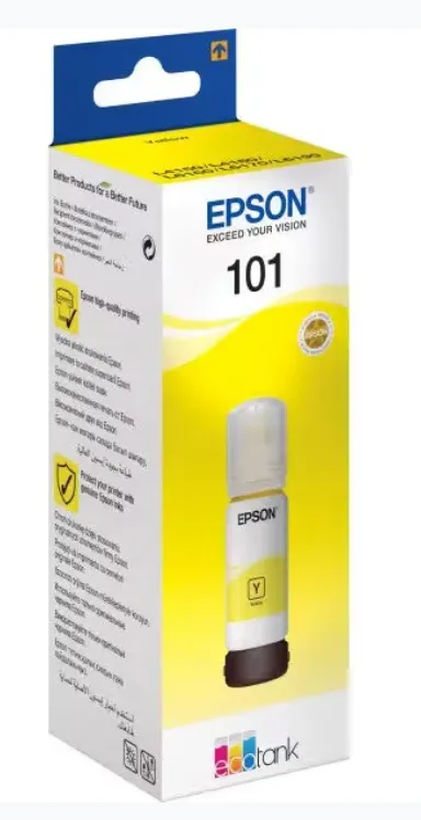 EPSON, 101 Ink, Yellow Ink Bottle C13T03V44A