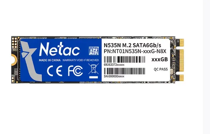 Netac, N535N, M.2 SATA SSD, 512GB.
