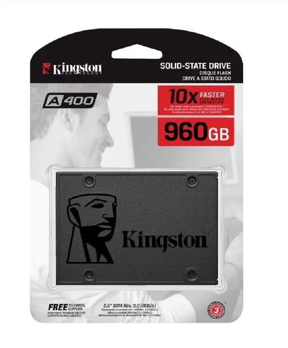 Kingston, 960GB A400 SATA3 2.5 SSD