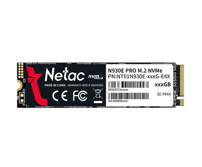 Netac N930E, NVMe SSD, 128GB , PCIe Gen 3 x4 M.2 2280.
