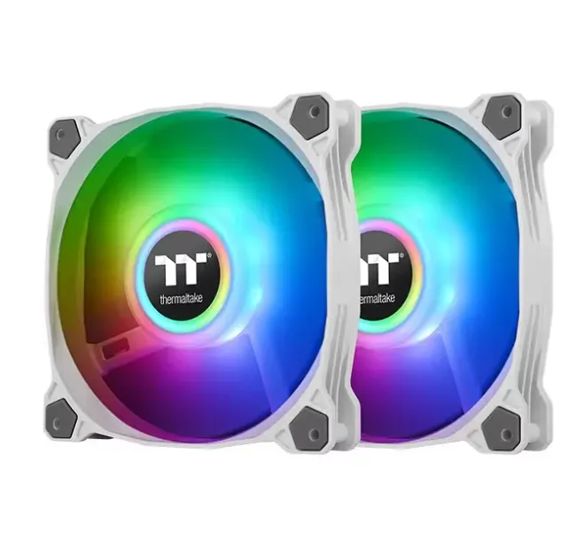 Thermaltake, Pure Duo 12 ARGB Sync Radiator Fan (2-Fan Pack)-White