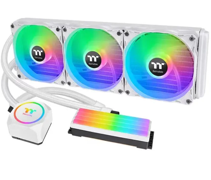 Thermaltake, Floe RC360 CPU &amp; Memory AIO Liquid Cooler, Snow Edition