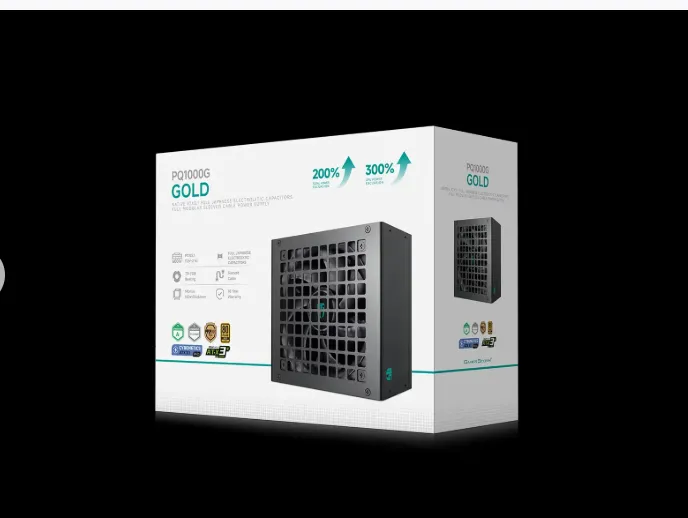 Deepcool, PQ1000G, PSU, Black
