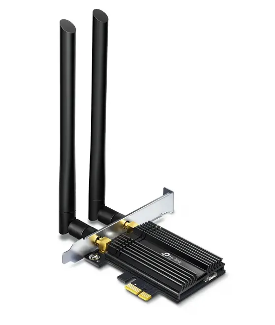 TP-Link, Archer TX50E, AX3000 Wi-Fi 6 Bluetooth 5.2 PCIe Adapter